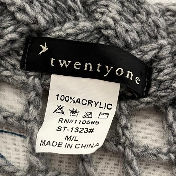 Twentyone Sz.M/L Gray Short Wrap - Picture 4 of 4
